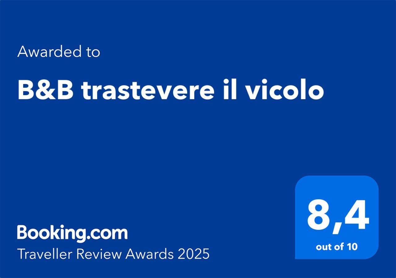 B&B Trastevere Il Vicolo Rom Exteriör bild